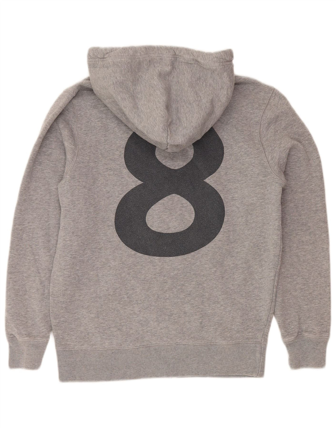 Jack Wills Mens Graphic Zip Hoodie Sweater Medium Grey Cotton