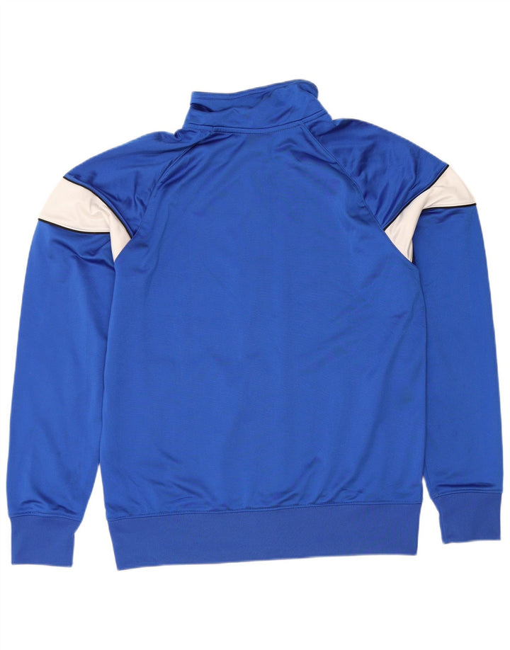 Nike Mens Tracksuit Top Jacket Medium Blue Colourblock Polyester