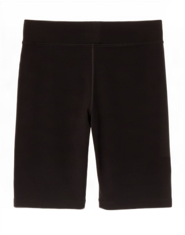 Nike Womens Sport Shorts UK 12 Medium Black Cotton