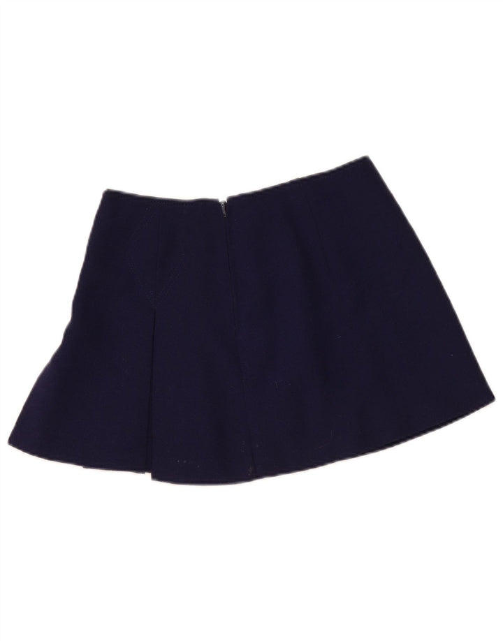 Vintage Womens Mini Skirt W30 Medium Navy Blue