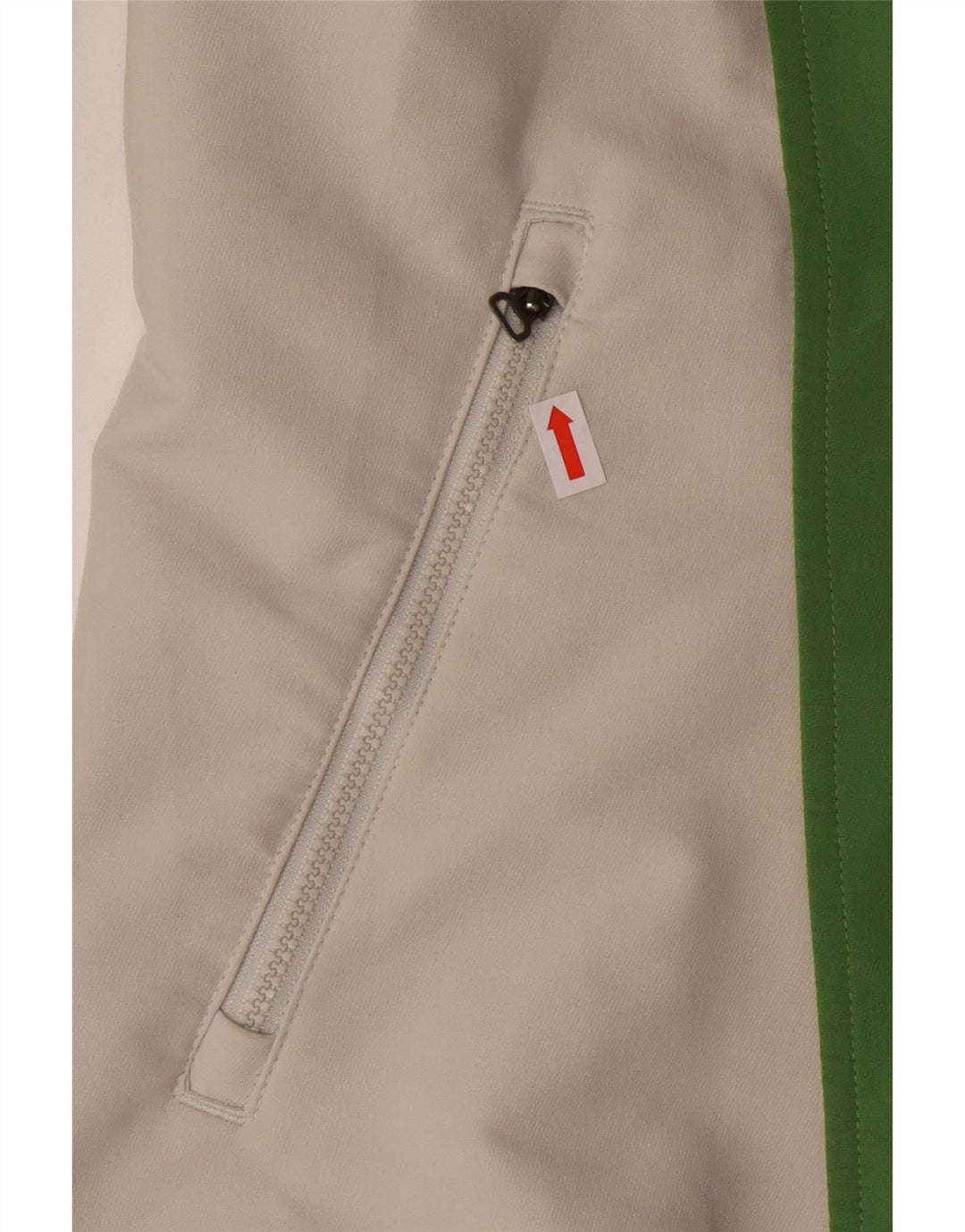 Adidas Womens Climalite Tracksuit Top Jacket UK 14 Medium Green Polyester