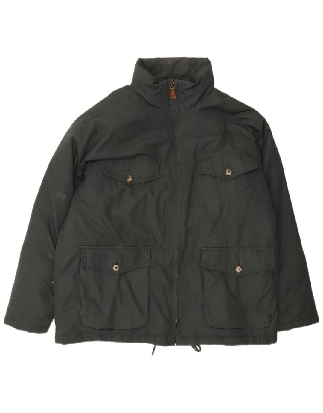 Eddie Bauer Mens Padded Jacket UK 42 XL Green Polyester