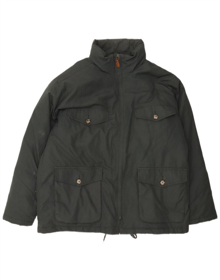 Eddie Bauer Mens Padded Jacket UK 42 XL Green Polyester