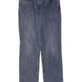 Wrangler Mens Straight Jeans W35 L32 Blue Cotton
