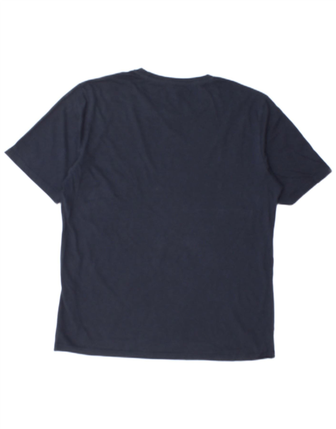 Jack & Jones Mens T-Shirt Top Large Navy Blue Cotton