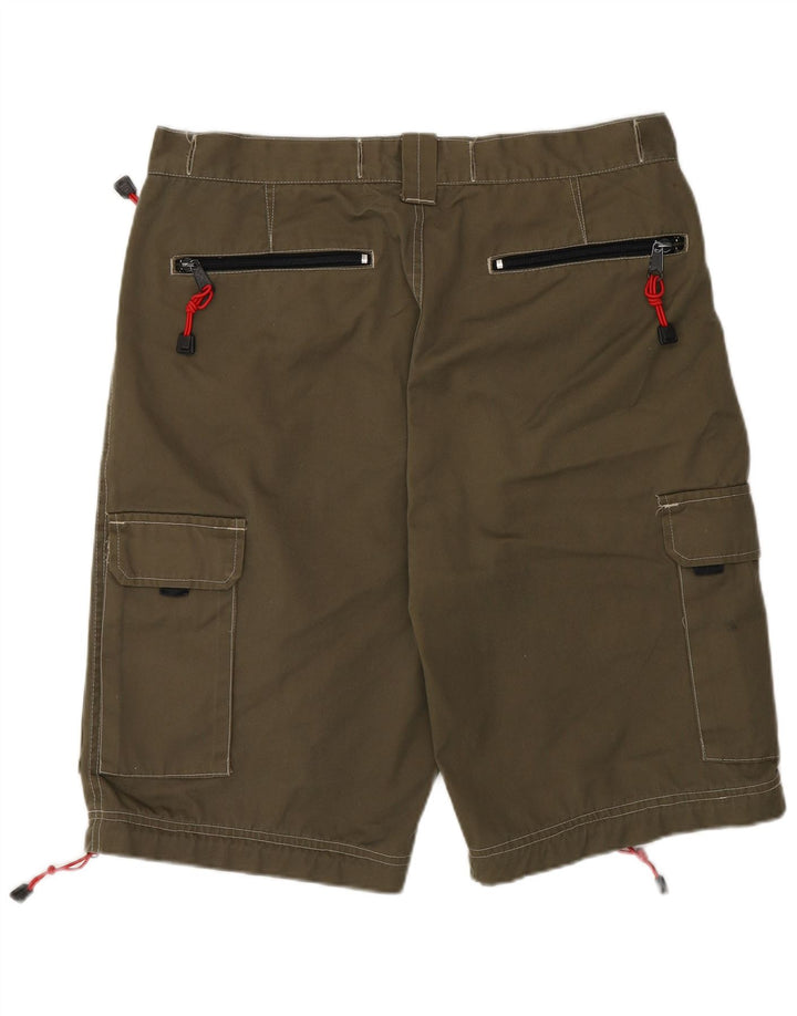 Basics Mens Cargo Shorts XL W38 Khaki Polyester