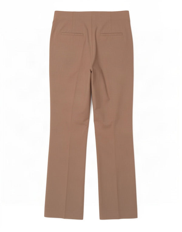 Zara Womens Bootcut Casual Trousers EU 40 Medium W30 L31 Beige