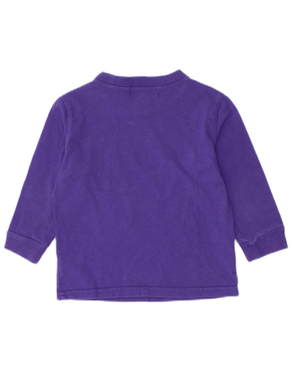 Polo Ralph Lauren Baby Girls Top Long Sleeve 12-18 Months Purple Cotton