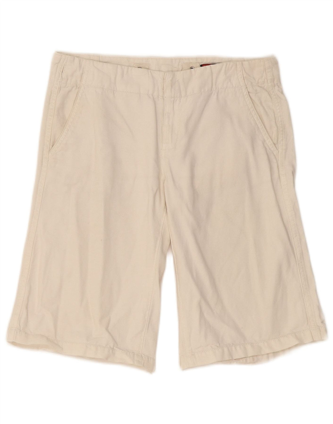 Diesel Womens Chino Shorts W26 Small White Cotton