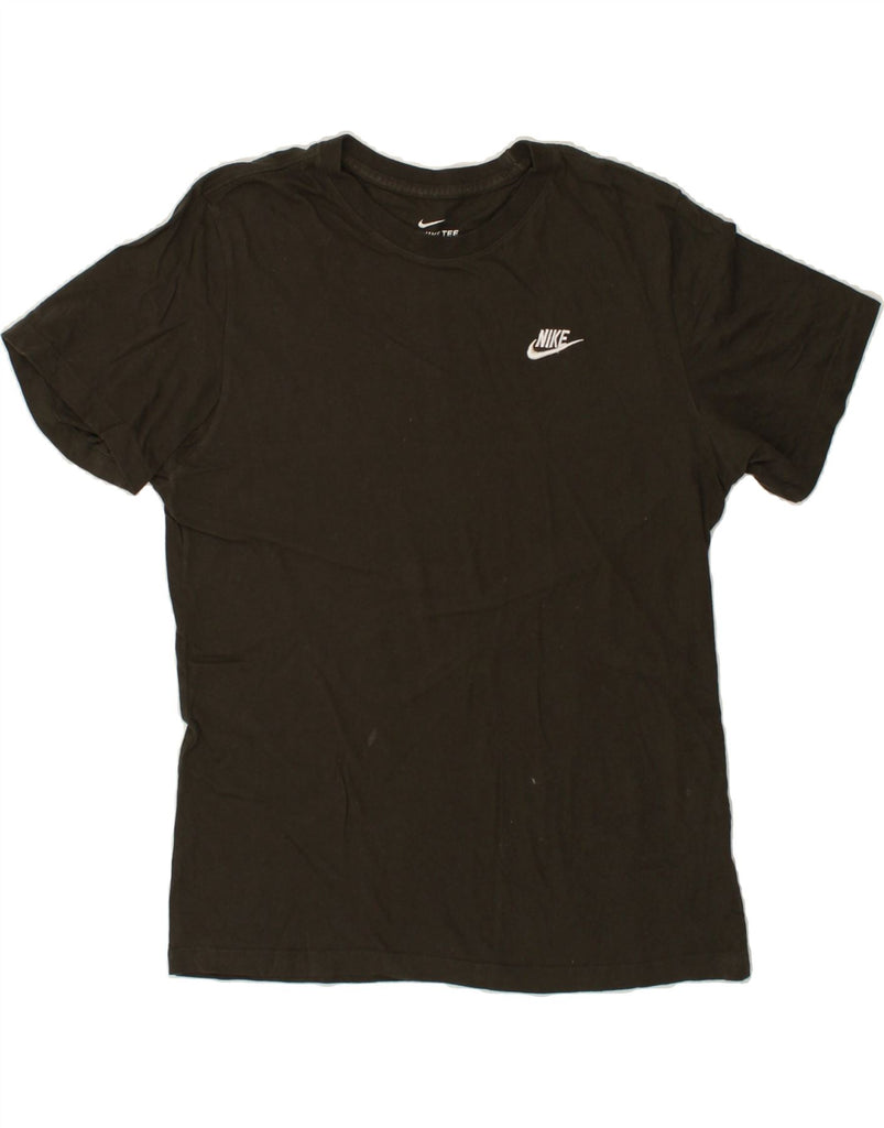 NIKE Mens T-Shirt Top Small Khaki Cotton | Vintage Nike | Thrift | Second-Hand Nike | Used Clothing | Messina Hembry 