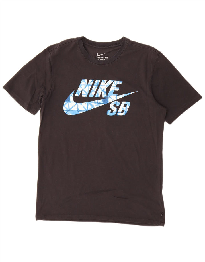 Nike Mens Athletic Cut Graphic T-Shirt Top Medium Black
