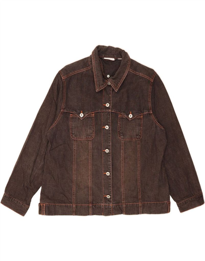 YESSICA Womens Denim Jacket UK 18 XL Grey Vintage Yessica and Second-Hand Yessica from Messina Hembry 