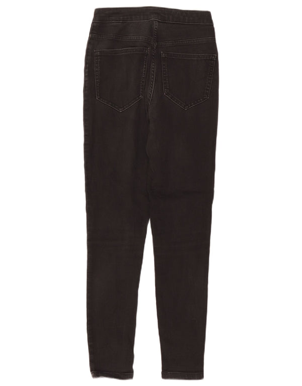 Marks & Spencer Womens Super Skinny Jeans UK 8 Small W26 L26 Black Cotton