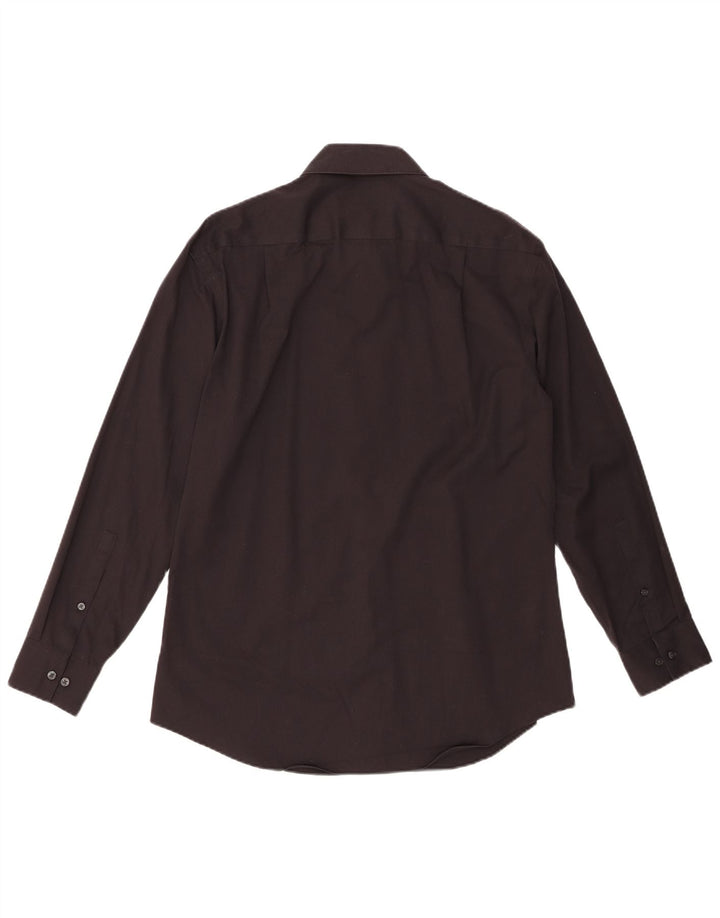 CALVIN KLEIN Mens Extra Slim Fit Shirt Size 16 Large Black