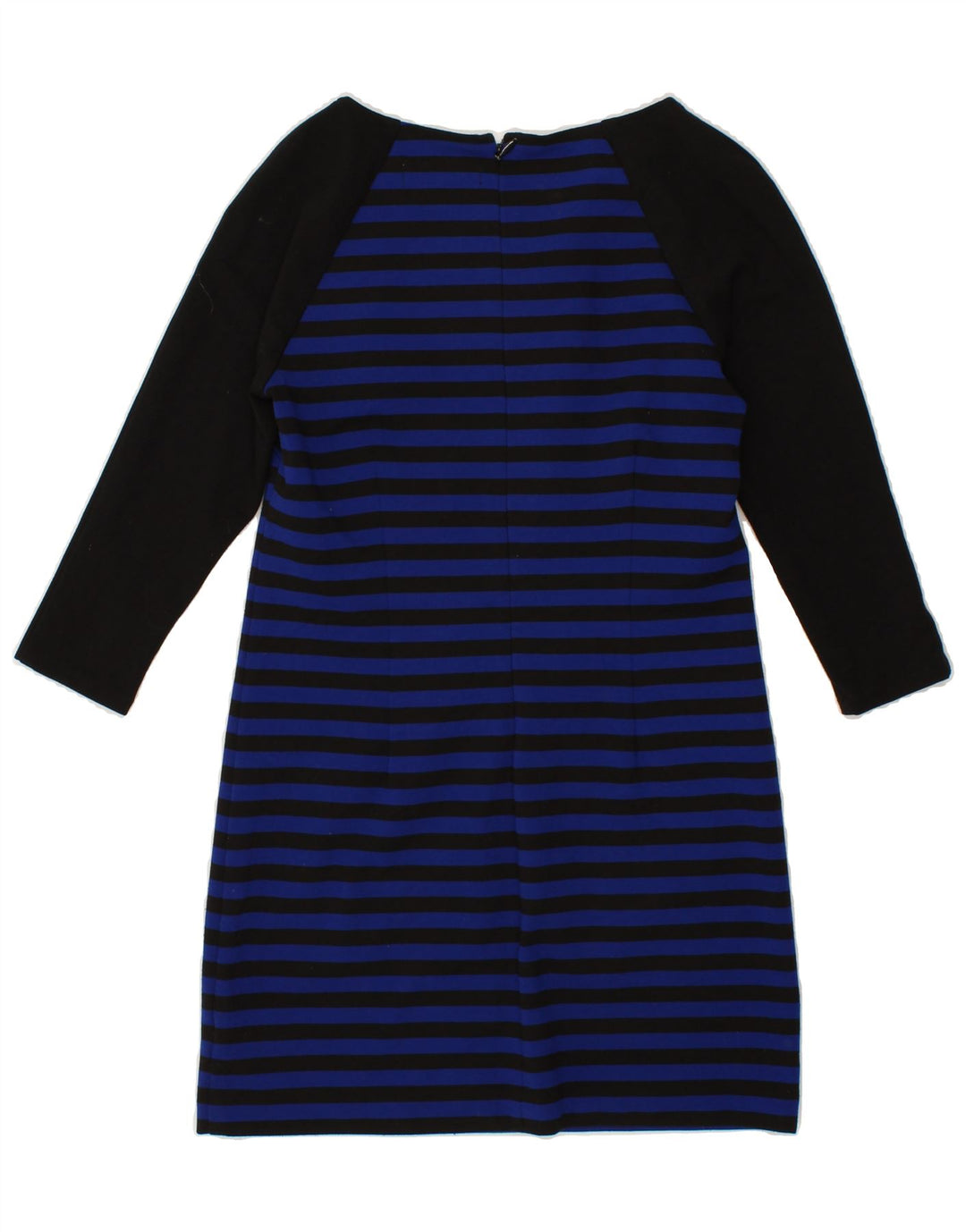 MICHAEL KORS Womens 3/4 Sleeve Sheath Dress US 4 Small Blue Striped Vintage Michael Kors and Second-Hand Michael Kors from Messina Hembry 