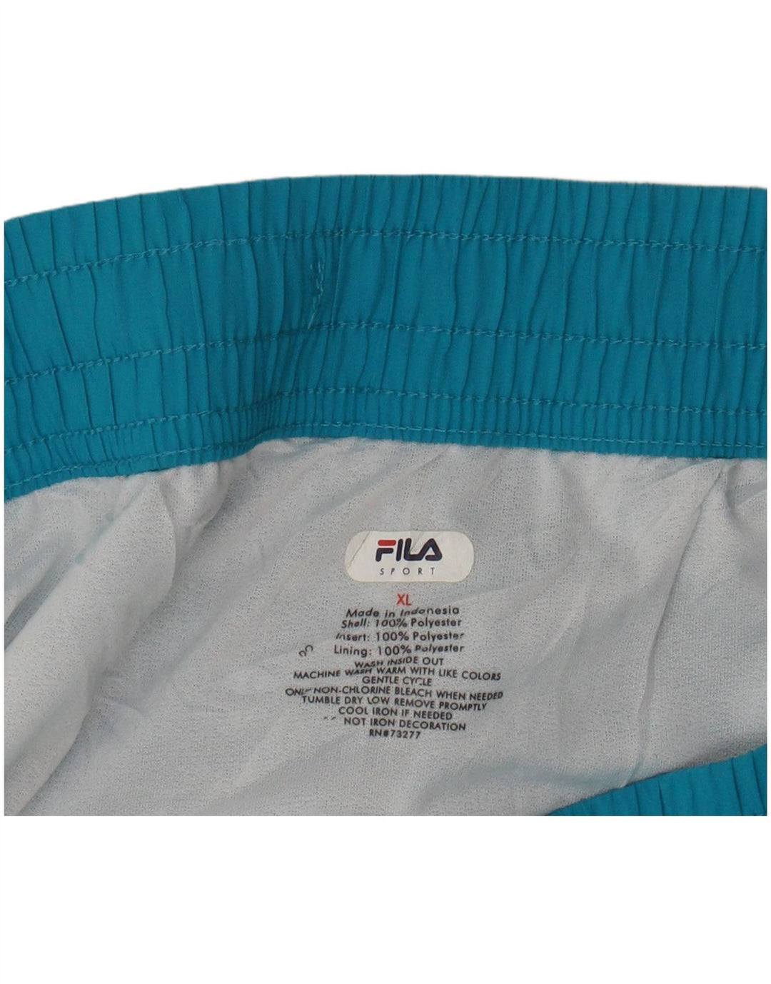 Fila Womens Sport Shorts UK 18 XL  Blue Polyester