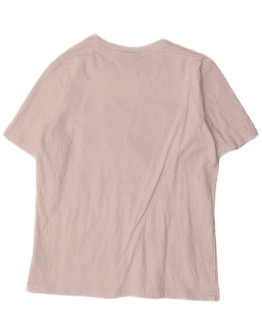 Fila Womens Graphic T-Shirt Top UK14 Medium White Cotton