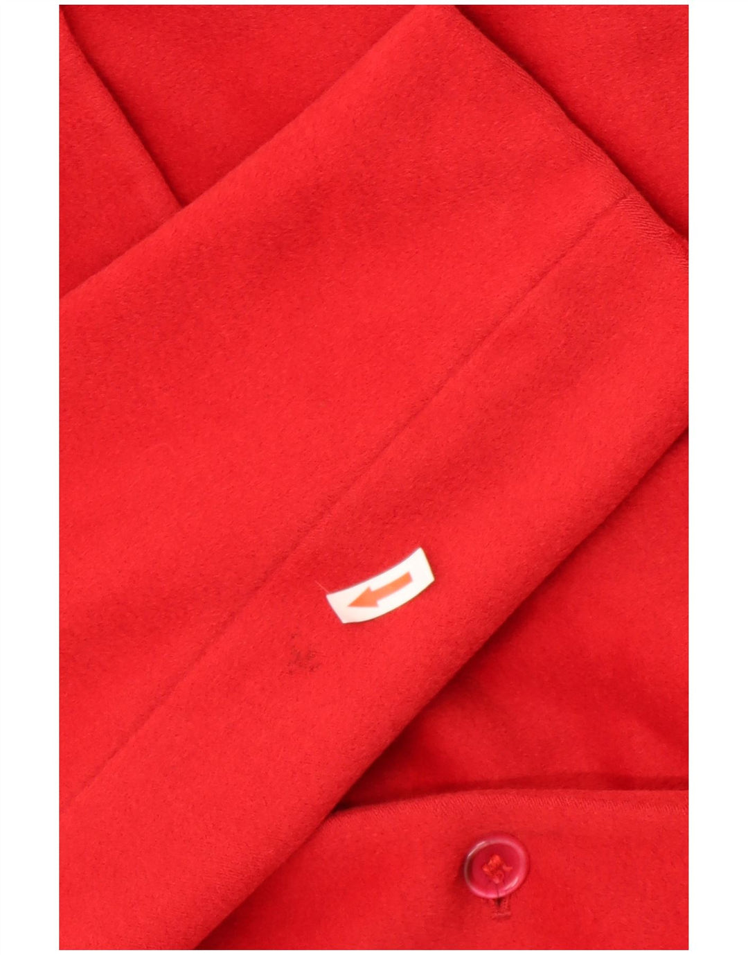 Burberry Womens Overcoat UK 14 Large Red Wool Classic