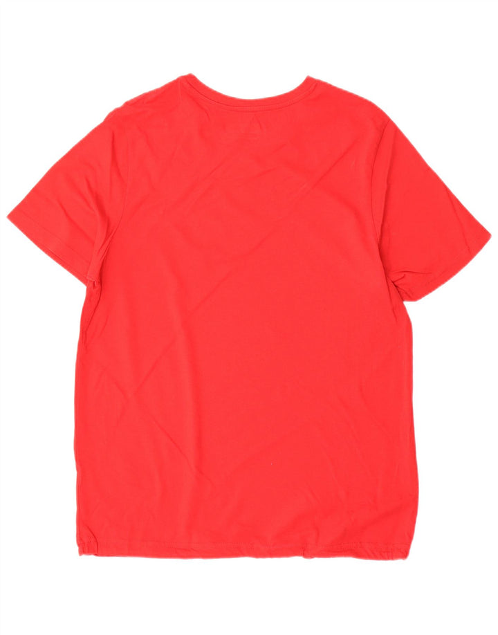 Kappa Mens T-Shirt Top Medium Red