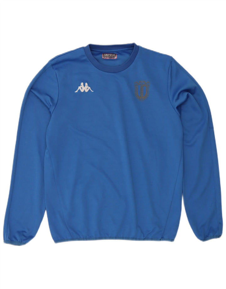 Kappa Mens Top Long Sleeve Medium Blue