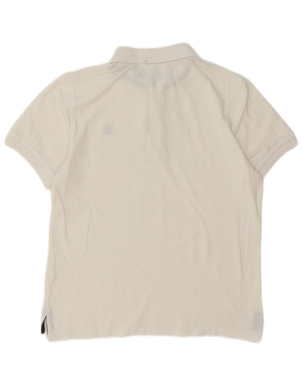 Jeckerson Mens Polo Shirt XS White Cotton