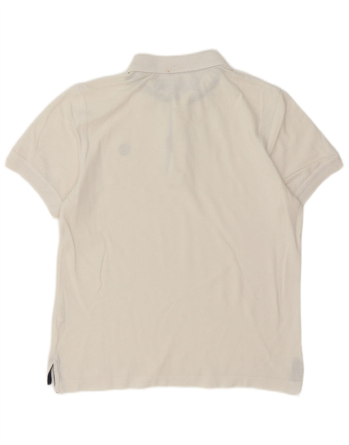 Jeckerson Mens Polo Shirt XS White Cotton