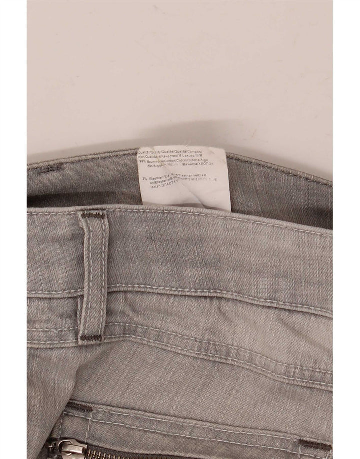 Hugo Boss Womens Slim Jeans W28 L32 Grey Cotton