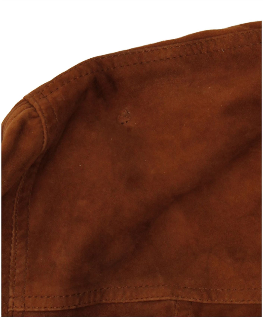 MASTERPELLE Mens Suede Bomber Jacket IT 52 XL Brown Leather