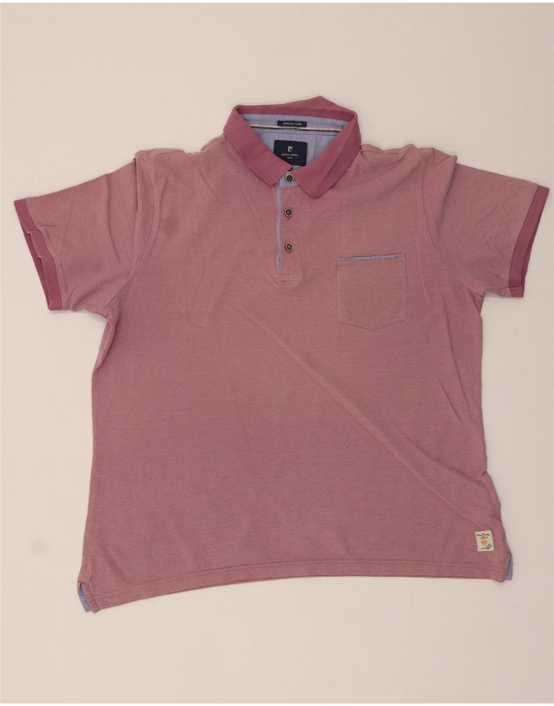 PIERRE CARDIN Mens Paris Polo Shirt Large Pink Cotton Vintage Pierre Cardin and Second-Hand Pierre Cardin from Messina Hembry 