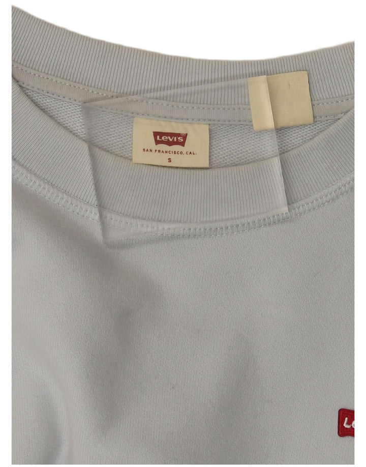Levi's Womens Oversized Sweatshirt Jumper UK 10 Small Blue