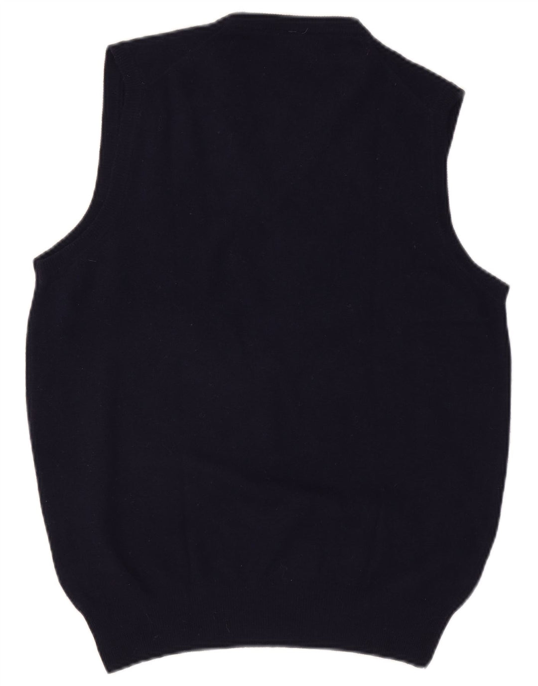 Vintage Mens Vest Tank Top IT 54 XL Navy Blue