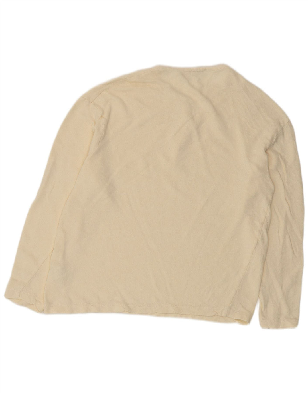 Zara Womens Blouse Top UK 18 XL Off White Cotton