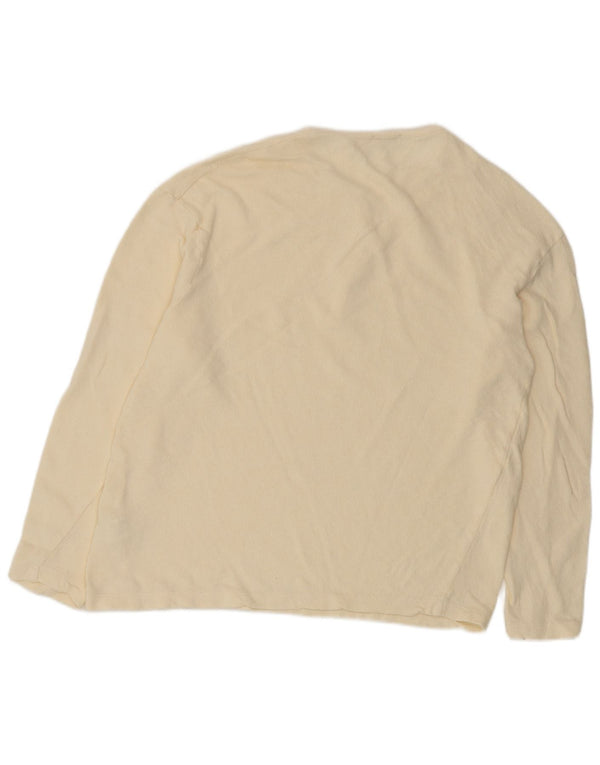 Zara Womens Blouse Top UK 18 XL Off White Cotton