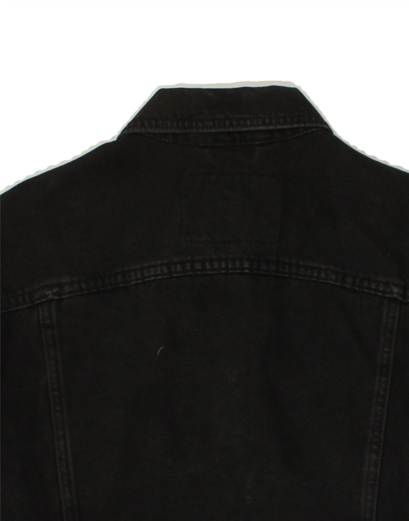 H.I.S Mens Denim Jacket UK 36 Small Black Cotton Vintage H.I.S and Second-Hand H.I.S from Messina Hembry 