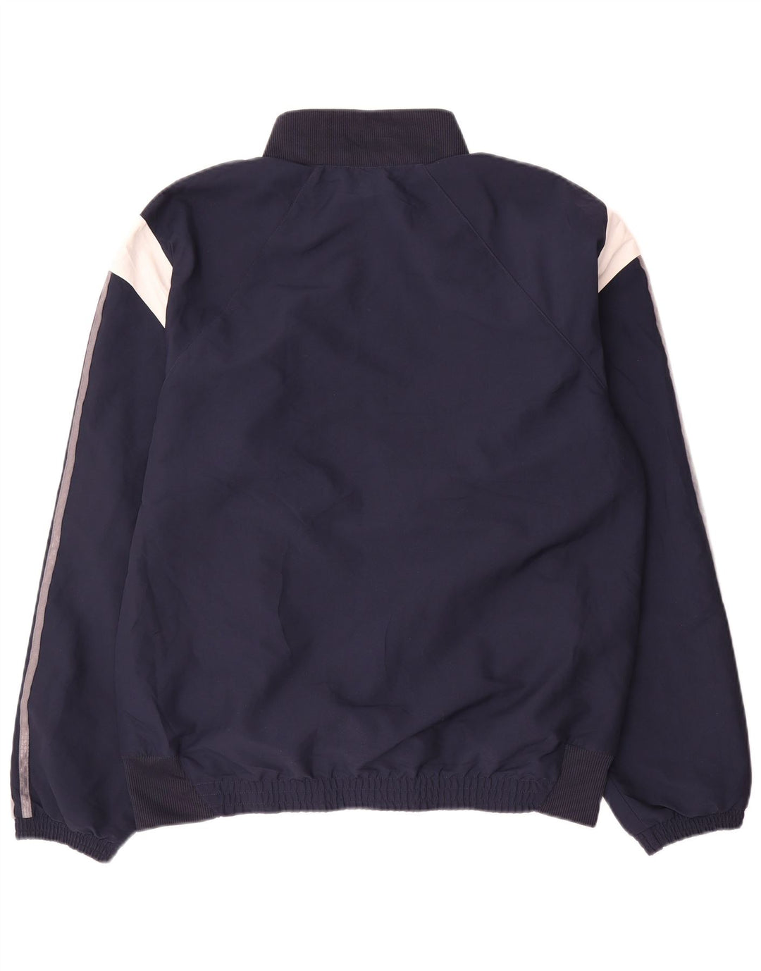 Adidas Mens Graphic Tracksuit Top Jacket Medium Navy Blue Colourblock