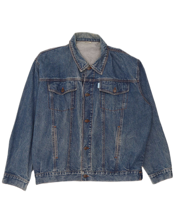 Rancheros Mens Denim Jacket UK 40 Large Blue