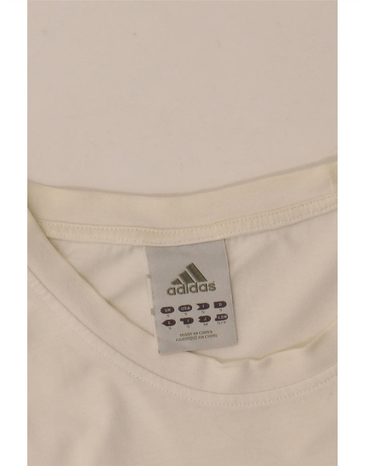 Adidas Mens Graphic T-Shirt Top Small White