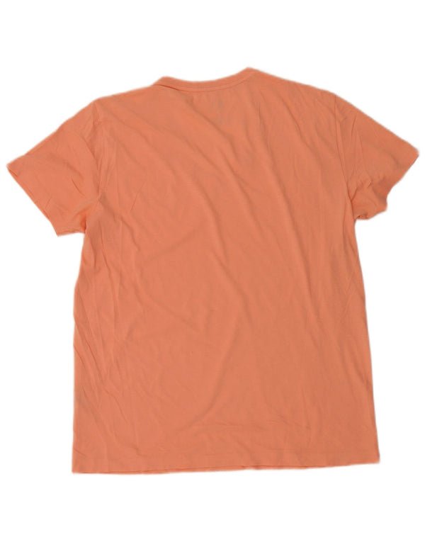 Armani Exchange Mens T-Shirt Top Medium Pink Cotton