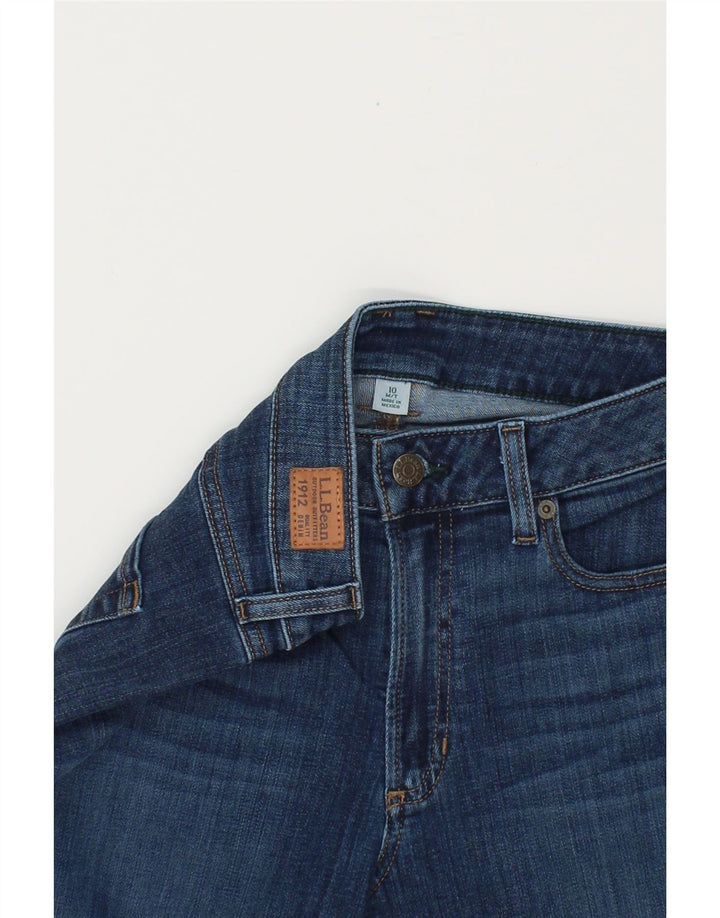L.L.BEAN Womens Tall Slim Jeans US 10 Medium W28 L32 Blue Cotton Vintage L.L.Bean and Second-Hand L.L.Bean from Messina Hembry 