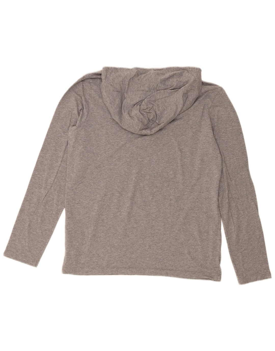 Hugo Boss Mens Hooded Top Long Sleeve Small Grey Flecked Cotton