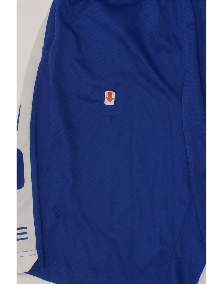 NIKE Boys Dri Fit Sport Shorts 10-11 Years Medium Blue Colourblock Vintage Nike and Second-Hand Nike from Messina Hembry 