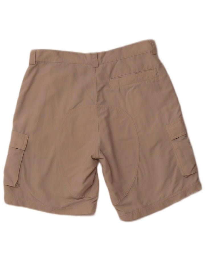Adidas Mens Cargo Shorts Small W29 Beige Polyamide