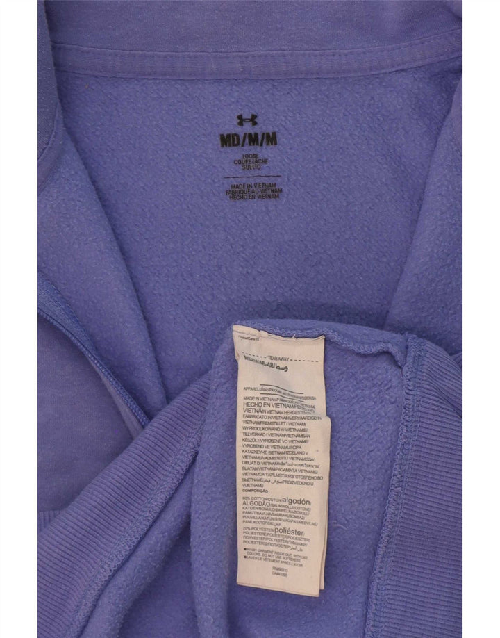Under Armour Womens Oversized Sweatshirt Jumper UK 14 Medium Purple
