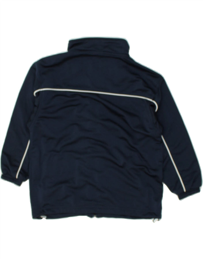 REEBOK Boys Tracksuit Top Jacket 11-12 Years Navy Blue Polyester | Vintage Reebok | Thrift | Second-Hand Reebok | Used Clothing | Messina Hembry 