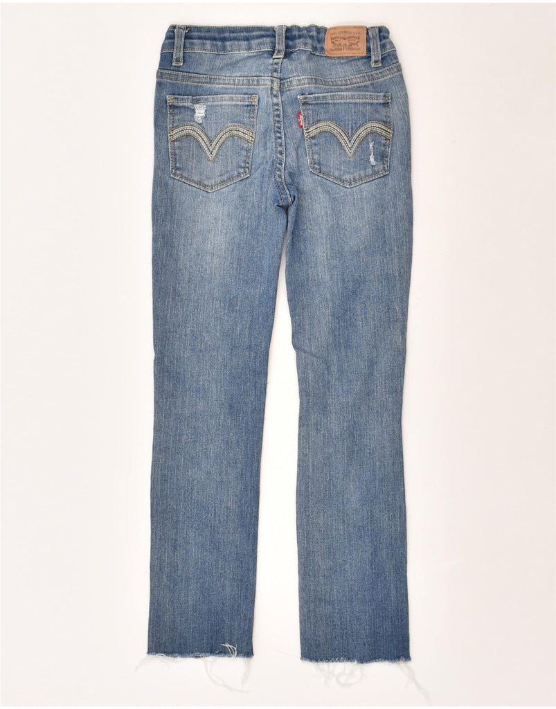 LEVI'S Boys 711 Distressed Skinny Jeans 6-7 Years W22 L22 Blue Cotton | Vintage Levi's | Thrift | Second-Hand Levi's | Used Clothing | Messina Hembry 