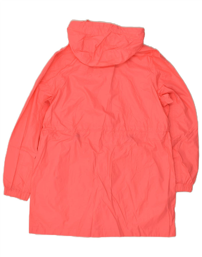 JOULES Womens Hooded Rain Jacket UK 12 Medium Pink Polyester | Vintage Joules | Thrift | Second-Hand Joules | Used Clothing | Messina Hembry 