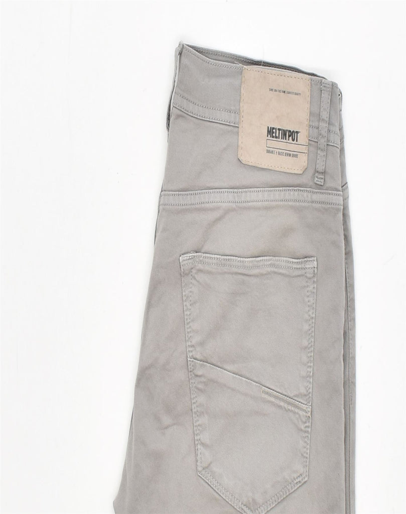 MELTIN' POT Mens Casual Trousers L33 L32 Beige Cotton | Vintage | Thrift | Second-Hand | Used Clothing | Messina Hembry 