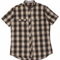 LEVI'S Mens Short Sleeve Shirt Medium Black Check