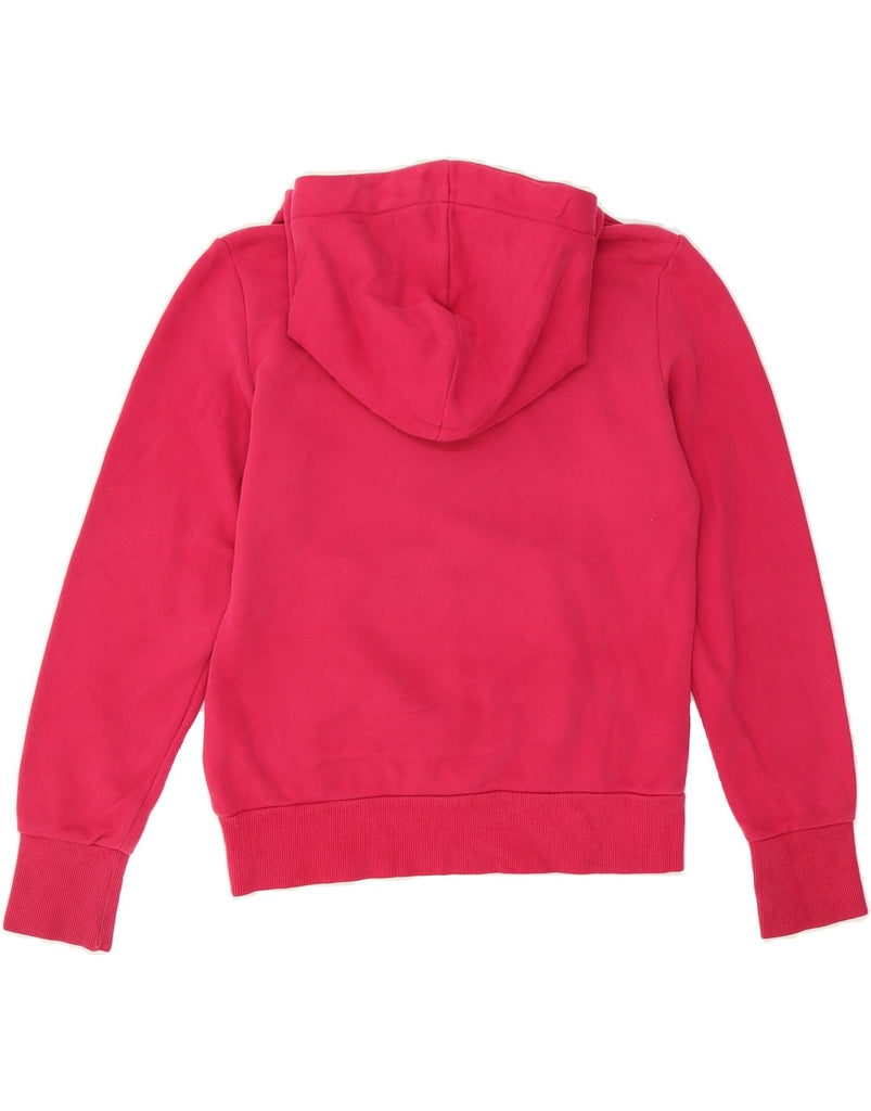 PUMA Womens Graphic Hoodie Jumper UK 10 Small Pink Cotton Vintage Puma and Second-Hand Puma from Messina Hembry 