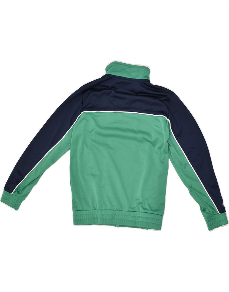 LOTTO Boys Tracksuit Top Jacket 9-10 Years Small Green Colourblock | Vintage Lotto | Thrift | Second-Hand Lotto | Used Clothing | Messina Hembry 